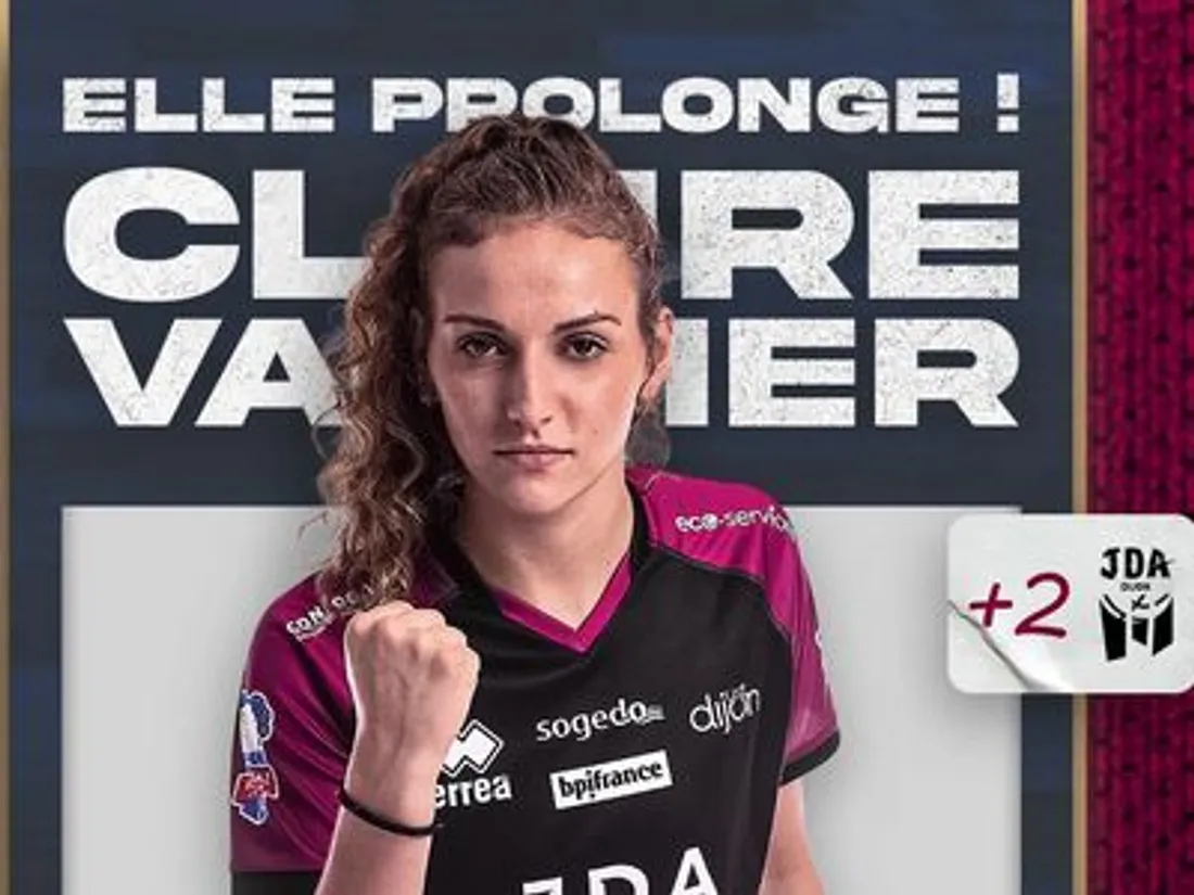 Claire Vautier a prolongé son contrat à Dijon jusqu’à 2024 
